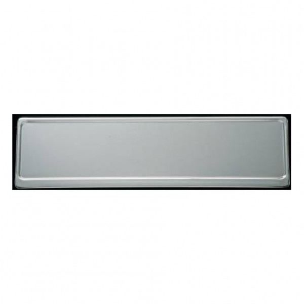 Placa base matrícula inoxidable "tamaño europeo"