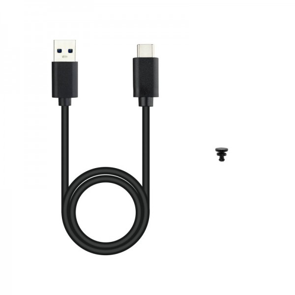 Tooq caja externa ssd m.2 ngff/nvme usb-c negro