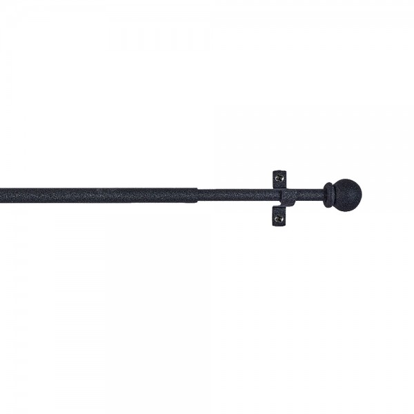 Portavisillo extensible deco esfera negro, 120 - 215 cm
