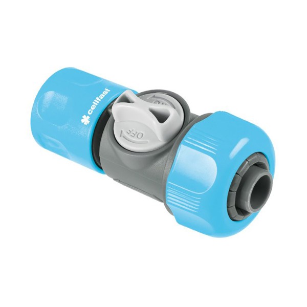 Conector rápido de manguera con válvula cellpro 6 bar, ¾ pulg, blister