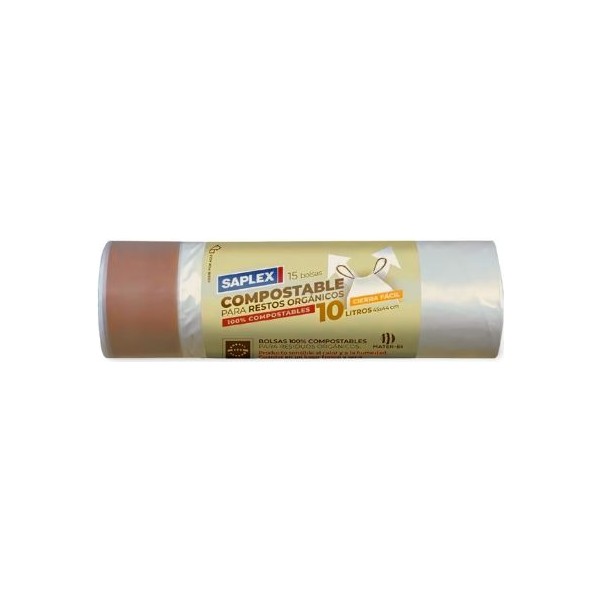 Saplex bolsas de basura compostable