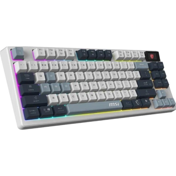 Msi teclado forge gk600 tkl w sky es bt